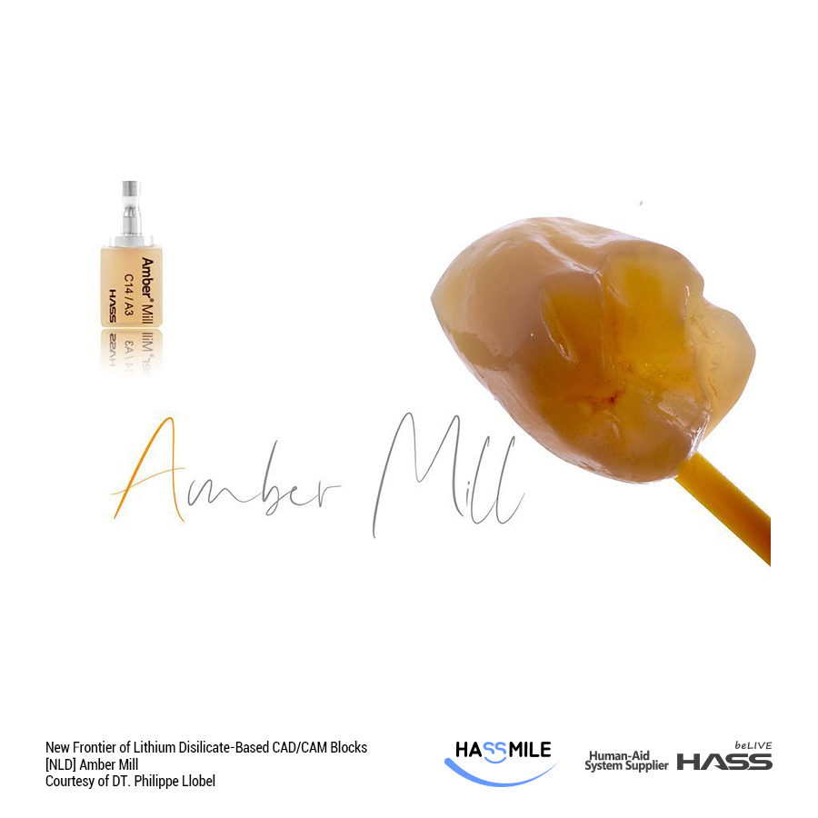 New Frontier of Lithium Disilicate-Based CAD/CAM Blocks [NLD] Amber Mill