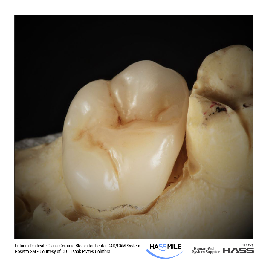 Lithium Disilicate Glass-Ceramic Blocks for Dental CAD/CAM System Rosetta SM (LT)