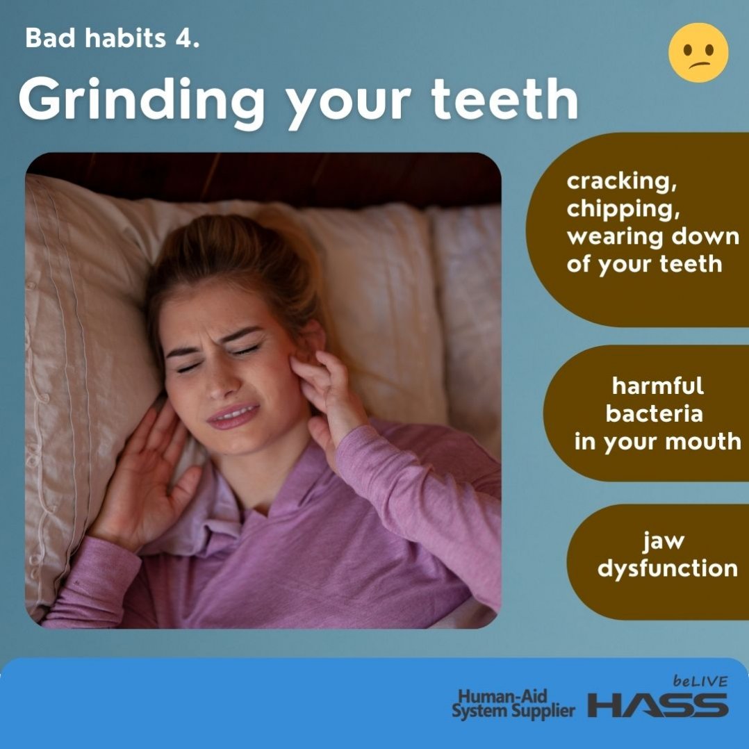 HASS bad habits teeth health
