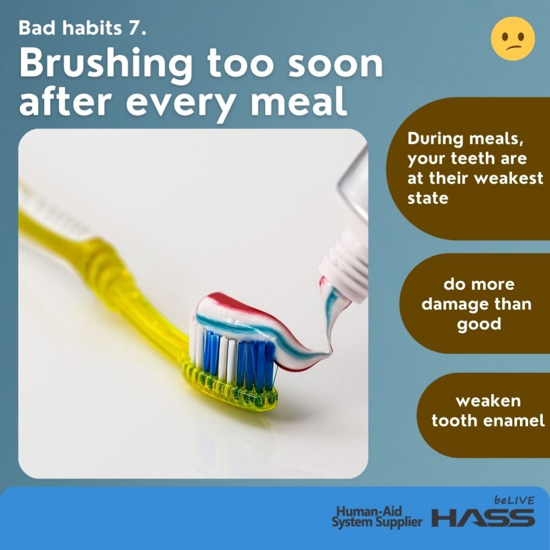HASS Dental News teeth health bad habits