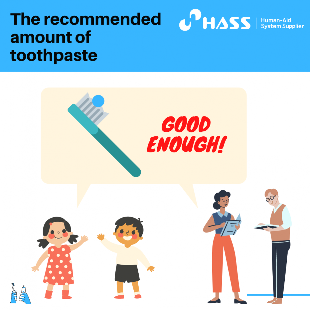 HASS dentalnews how much toothpaste should I use